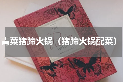 青菜猪蹄火锅（猪蹄火锅配菜）