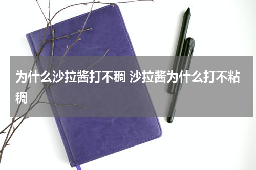 为什么沙拉酱打不稠 沙拉酱为什么打不粘稠