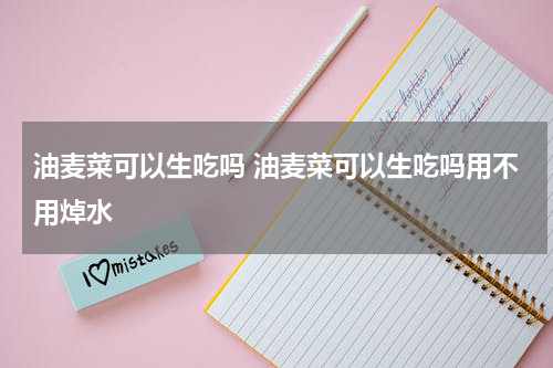 油麦菜可以生吃吗 油麦菜可以生吃吗用不用焯水