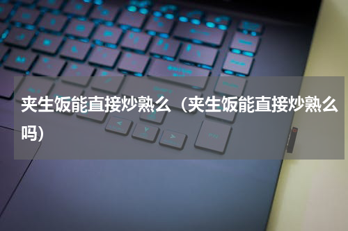 夹生饭能直接炒熟么（夹生饭能直接炒熟么吗）