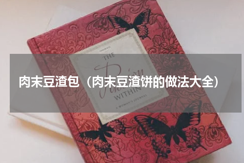 肉末豆渣包（肉末豆渣饼的做法大全）